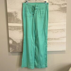 Level 99 2 Pocket Front Rope Tie adjustable waist (aqua in color)